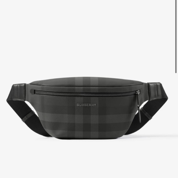 Burberry Cason Belt Bag in Charcoal - Picture 1 of 8